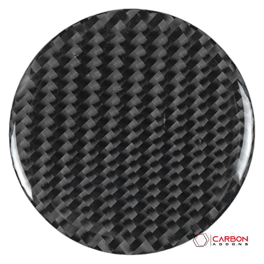 2024  S650 Ford Mustang Real Carbon Fiber Start and Control Button Trim Overlay
