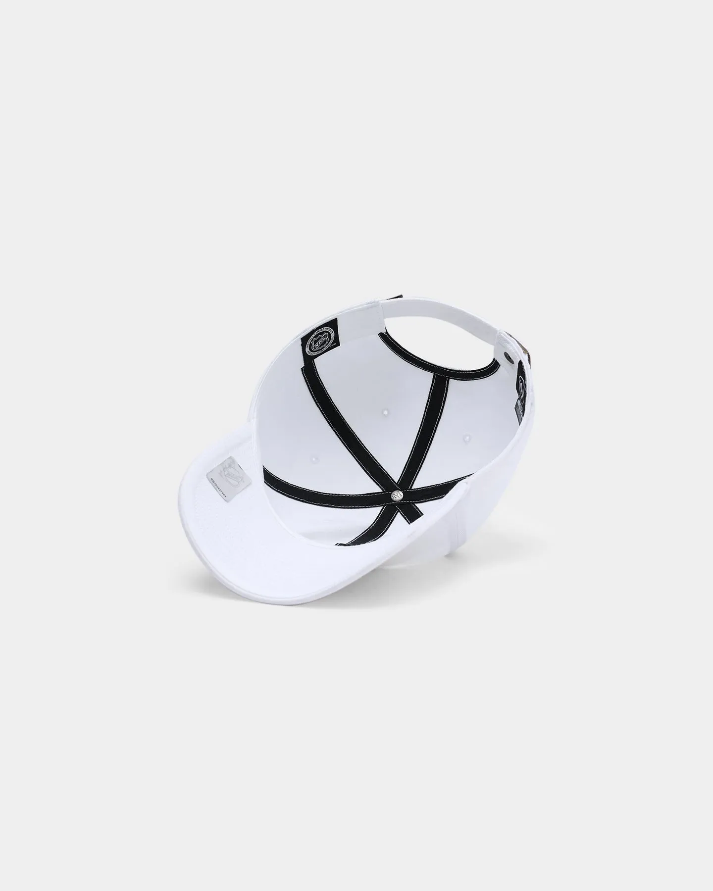 47 Brand Chicago Blackhawks Clean Up Strapback White/Black