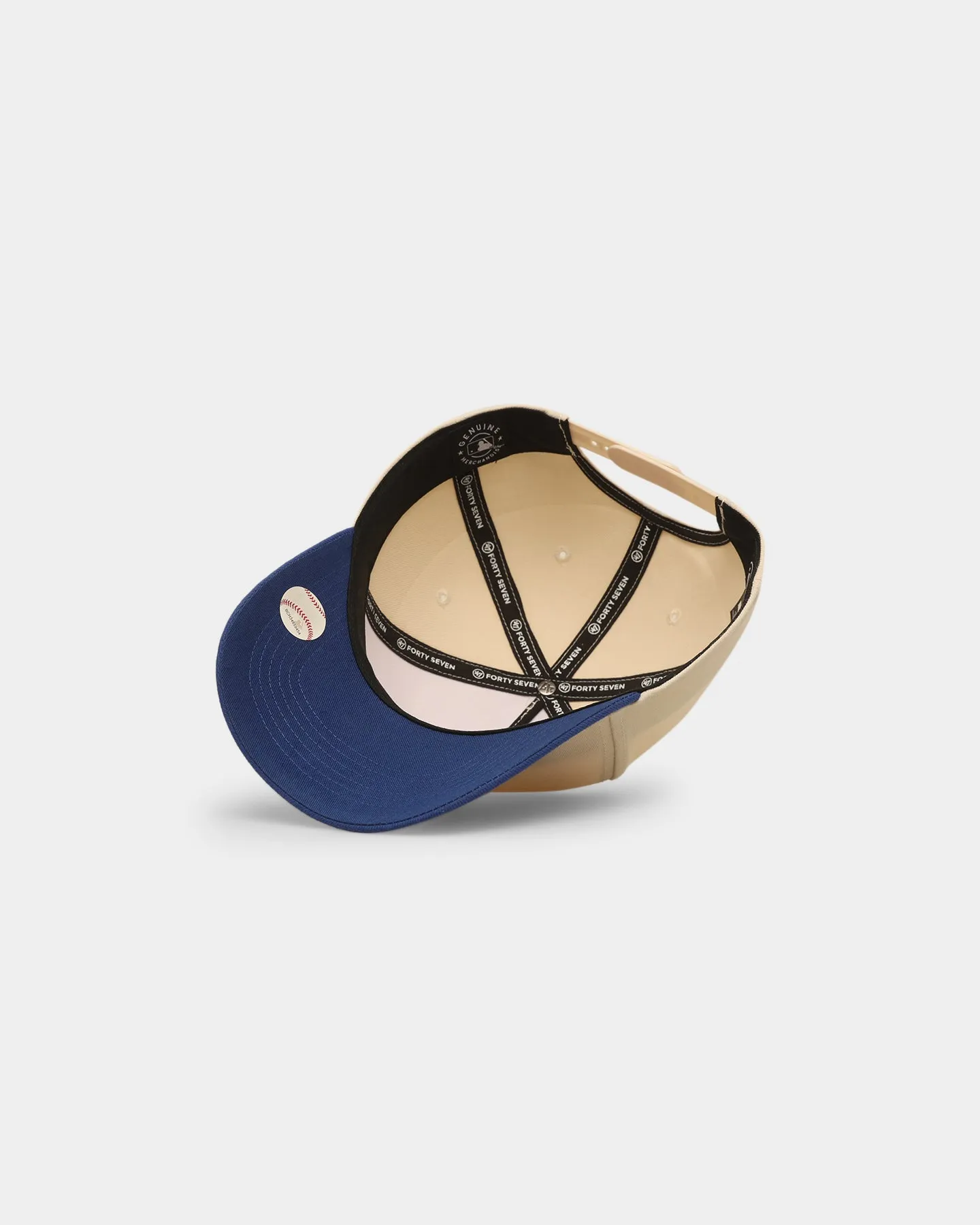 47 Brand Los Angeles Dodgers 'Off White/Team Logo' MVP DT Snapback Natural