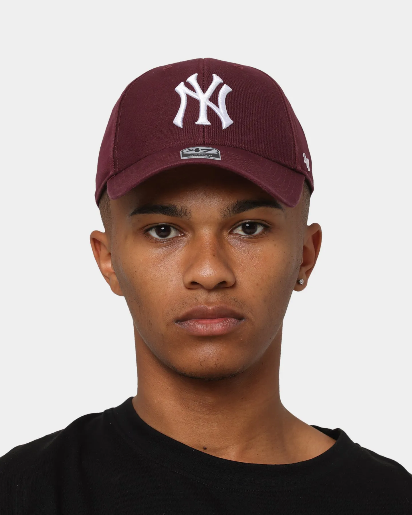 47 Brand New York Yankees Legend Strapback Dark Maroon