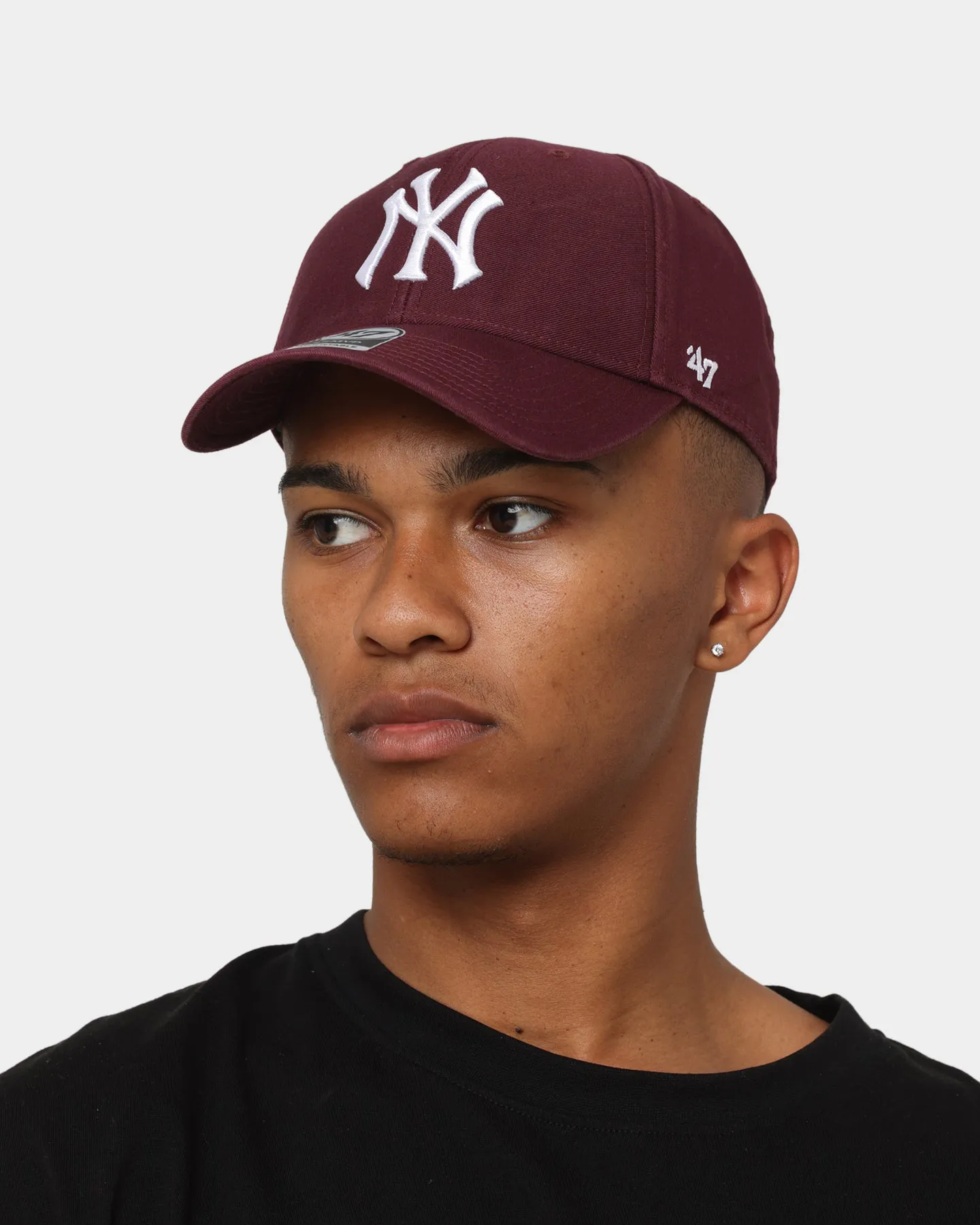 47 Brand New York Yankees Legend Strapback Dark Maroon