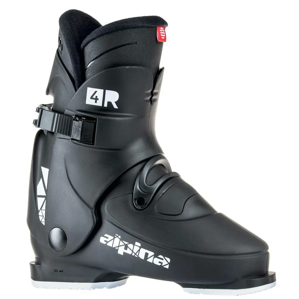Alpina R4.0 Black Rear Entry Ski Boots - 2025