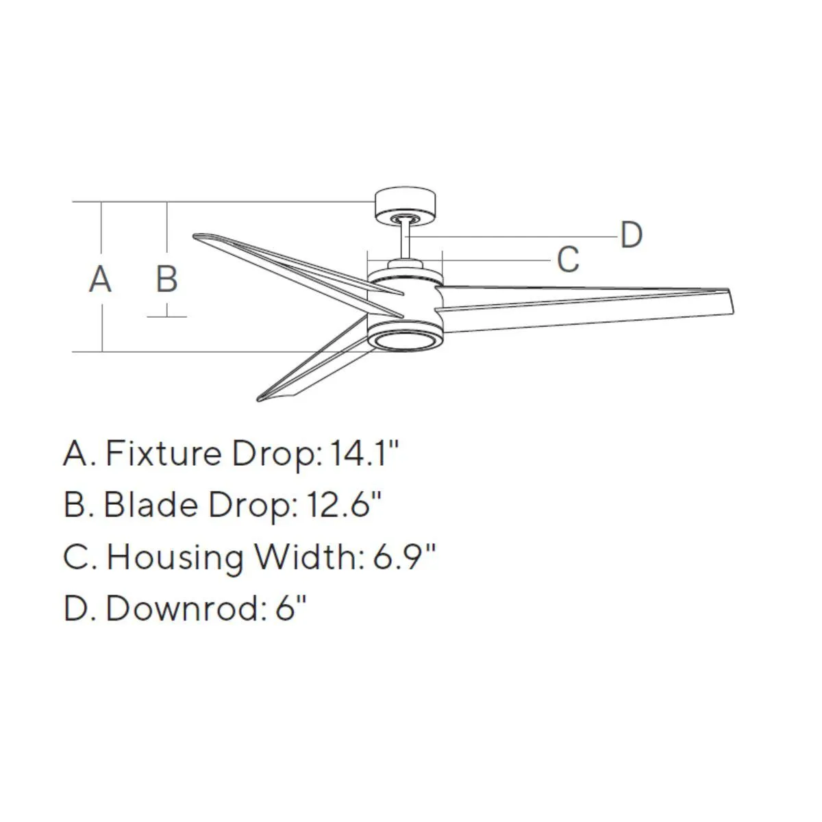 Armstrong 60 Inch Brushed Steel LED Damp Rated Ceiling Fan with Remote