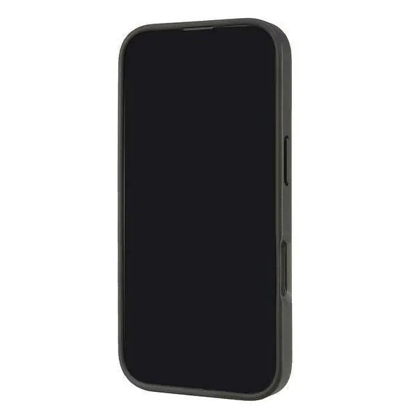 Audi Carbon Fiber Sports Red Stripe Hardcase for iPhone 16 Pro 6.3" Black/Red - AUS-TPUPCIP16P-R8/D1-BK