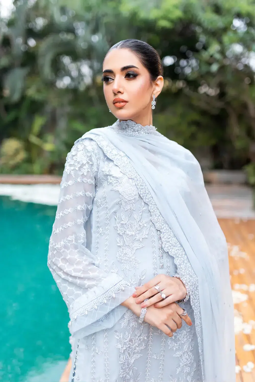 Azure | Embroidered Formals | Granite Grace