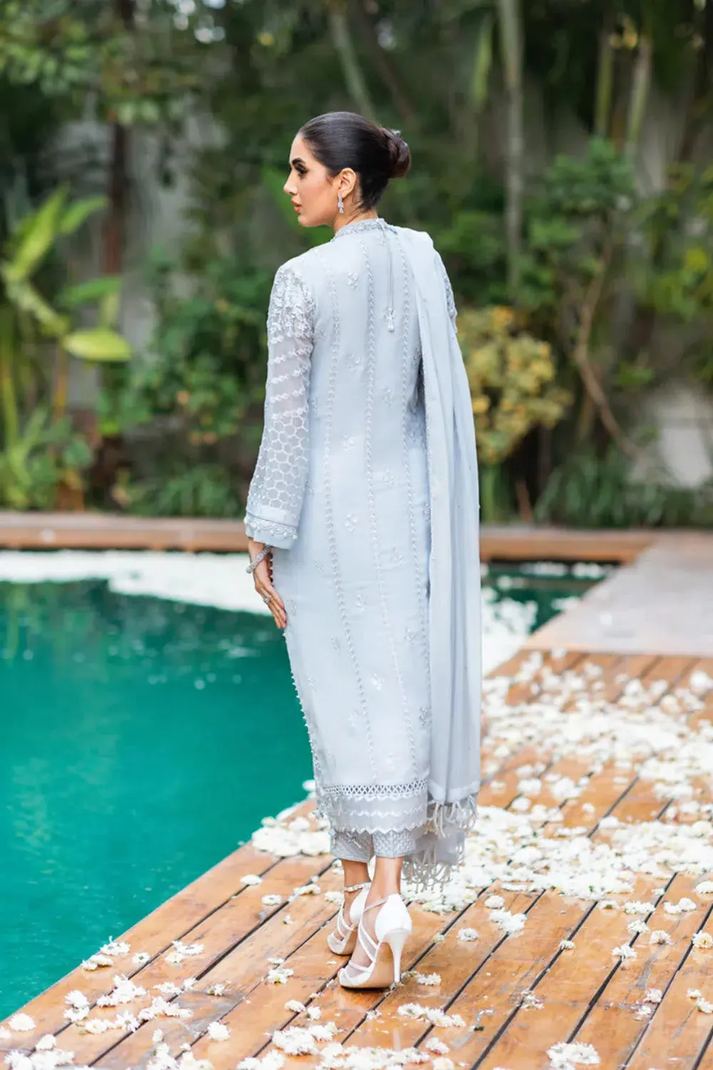 Azure | Embroidered Formals | Granite Grace