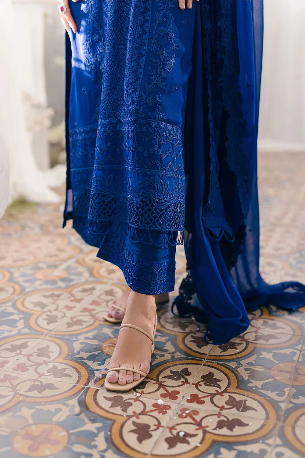 Azure | Ensembles Embroidered Formals | Iris Charm