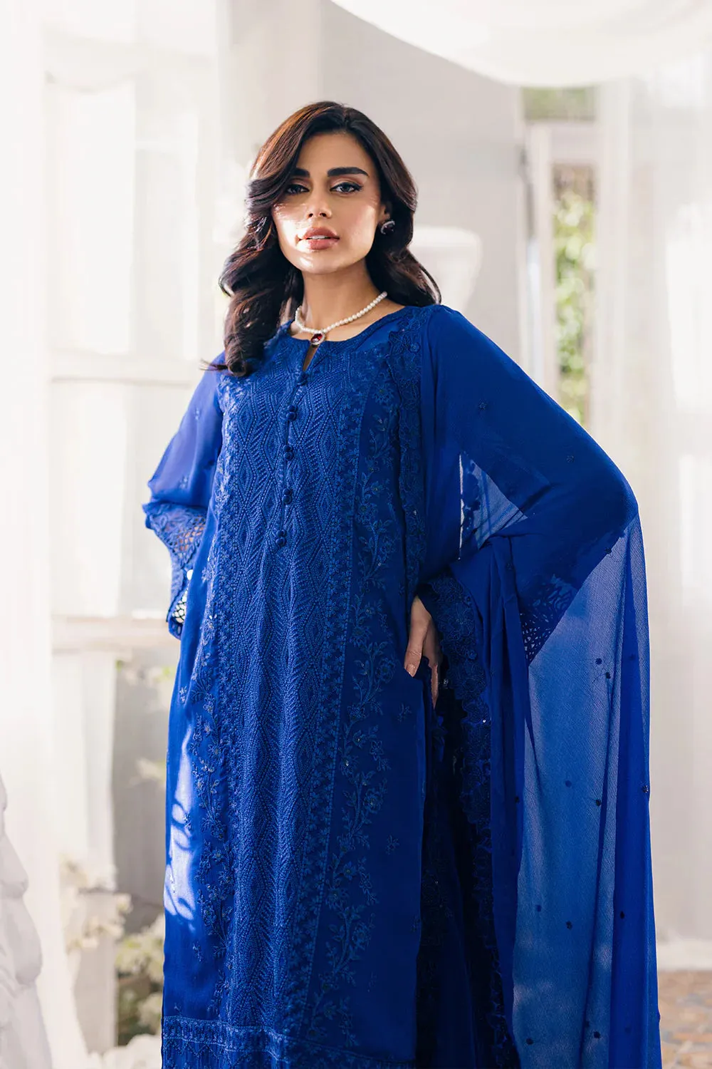 Azure | Ensembles Embroidered Formals | Iris Charm