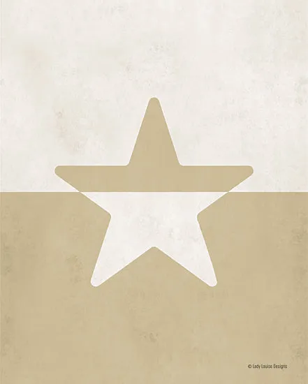 BRO240 - Neutral Nursery Half Star     - 12x16