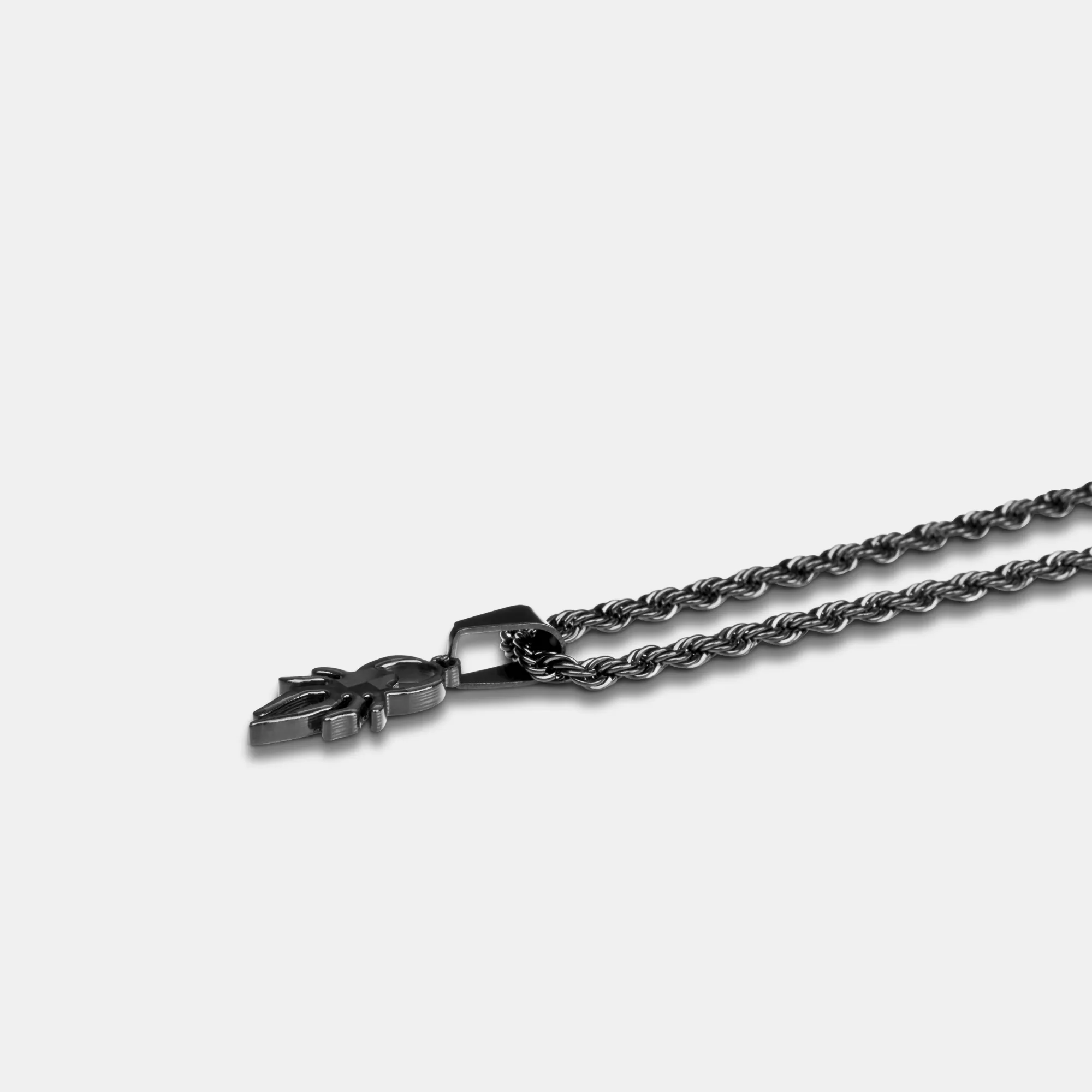 Carbon Fiber Spinnen Halskette
