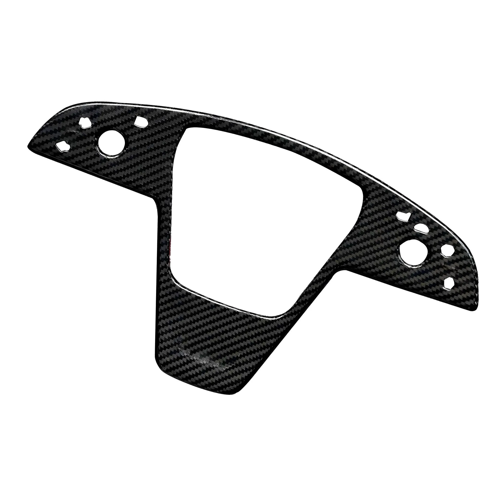Carbon Fiber Steering Wheel Cover For Tesla Model S / X 2021 