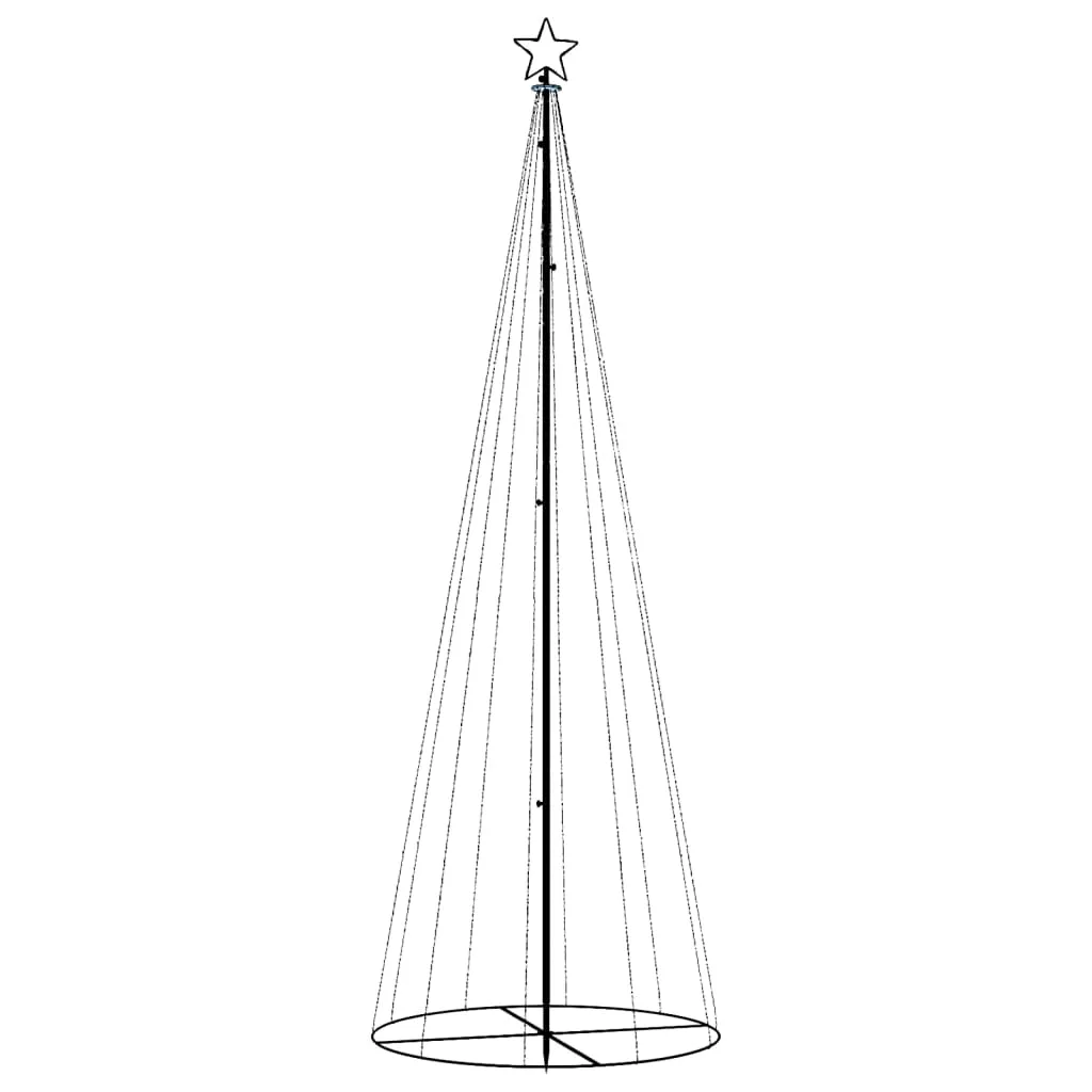 Christmas Cone Tree Blue 310 LEDs 100x300 cm