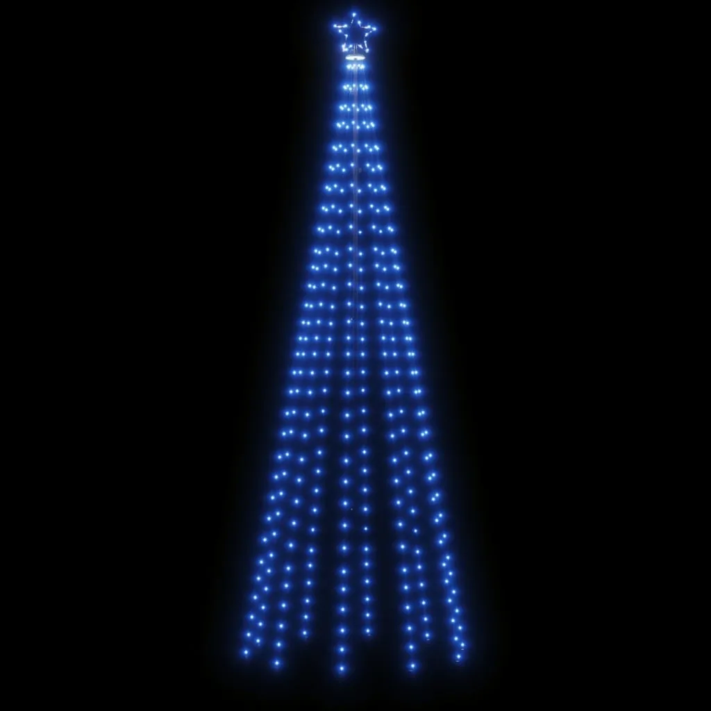 Christmas Cone Tree Blue 310 LEDs 100x300 cm