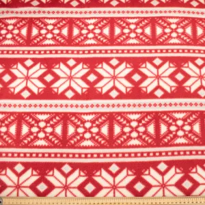Christmas Geometric Print Printed Polar Fleece Design 118