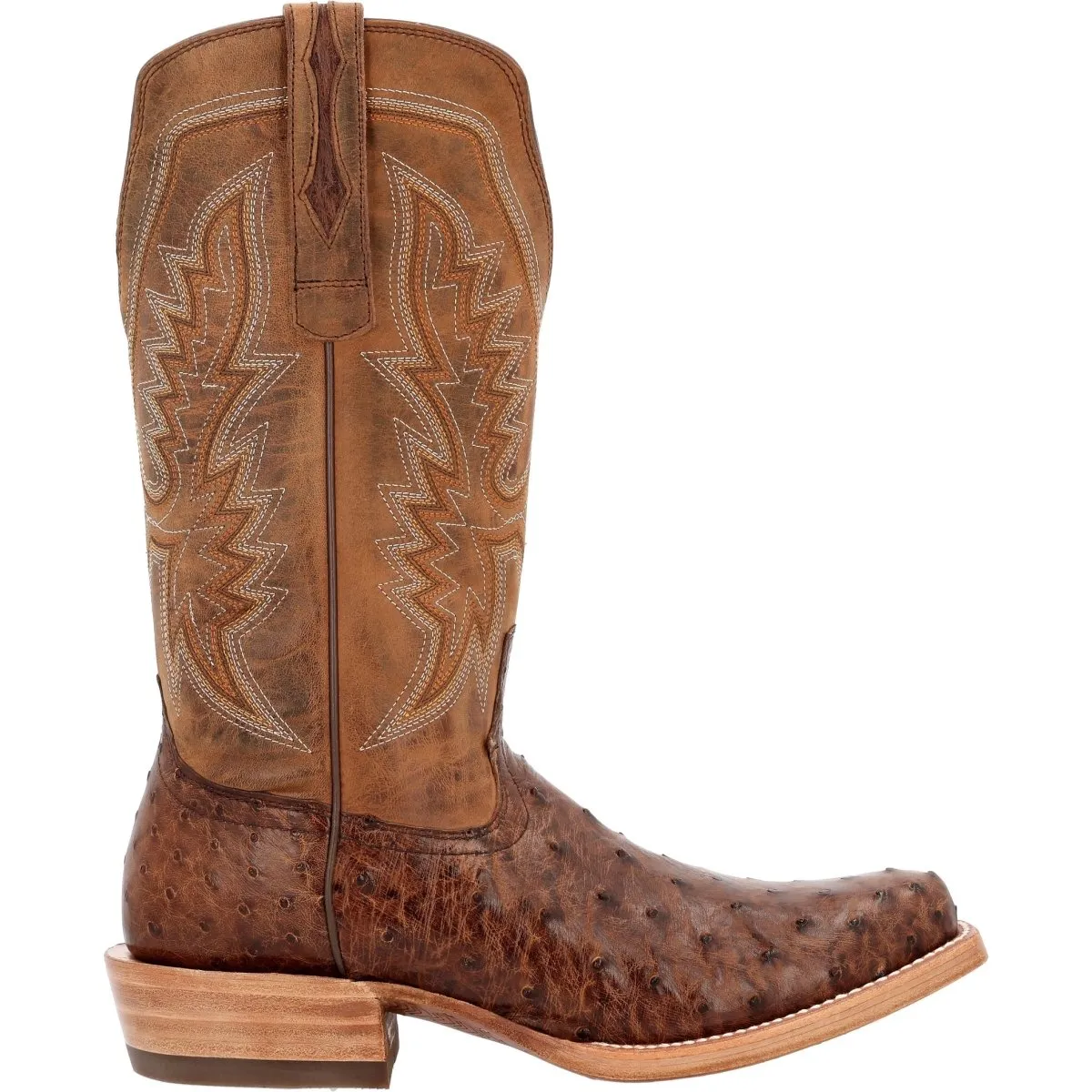 Durango PRCA Collection Men's Full-Quill Ostrich Western Boots Ddb0463 In Kango Tobacco And Rust