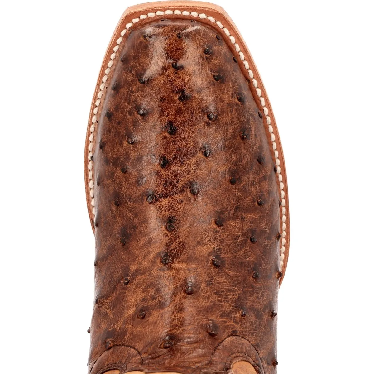 Durango PRCA Collection Men's Full-Quill Ostrich Western Boots Ddb0463 In Kango Tobacco And Rust