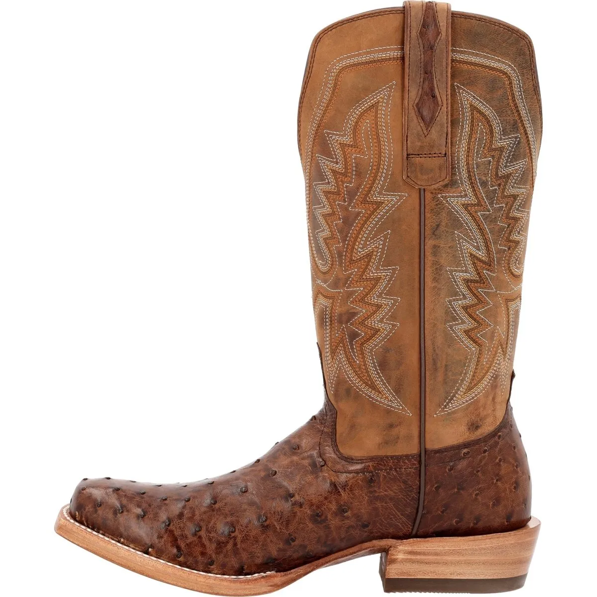 Durango PRCA Collection Men's Full-Quill Ostrich Western Boots Ddb0463 In Kango Tobacco And Rust