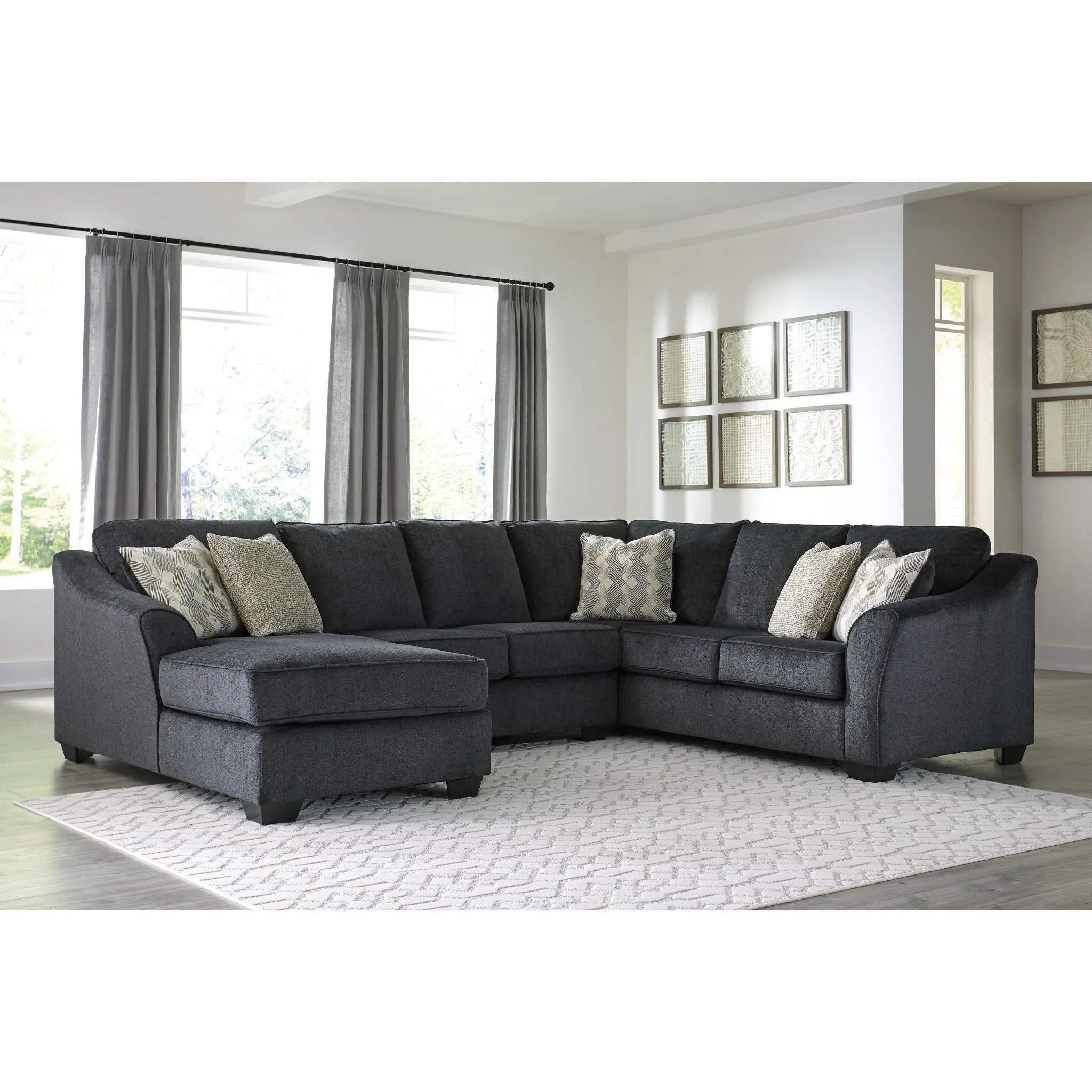 Eltmann 3 Piece Sectional with Chaise