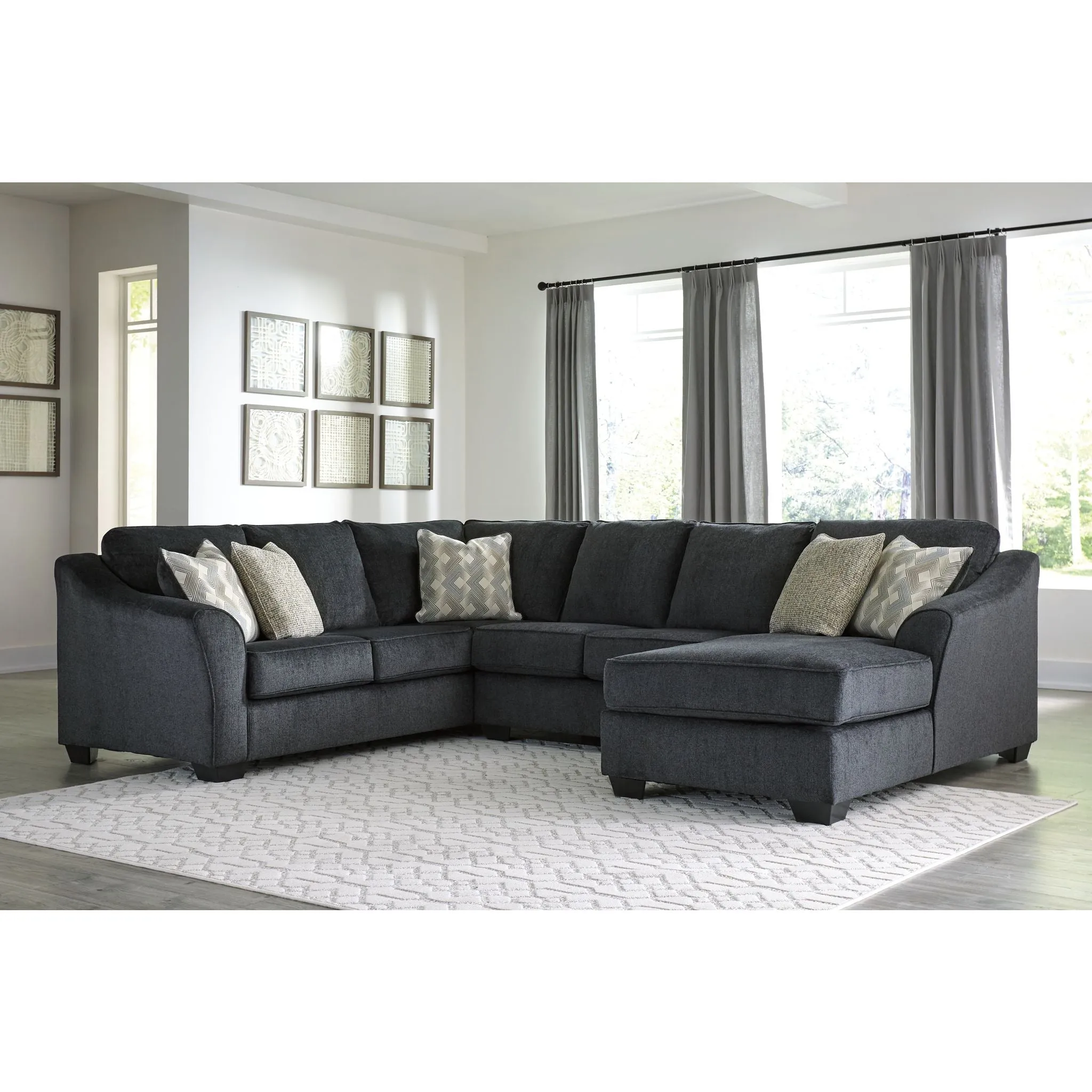 Eltmann 3 Piece Sectional with Chaise
