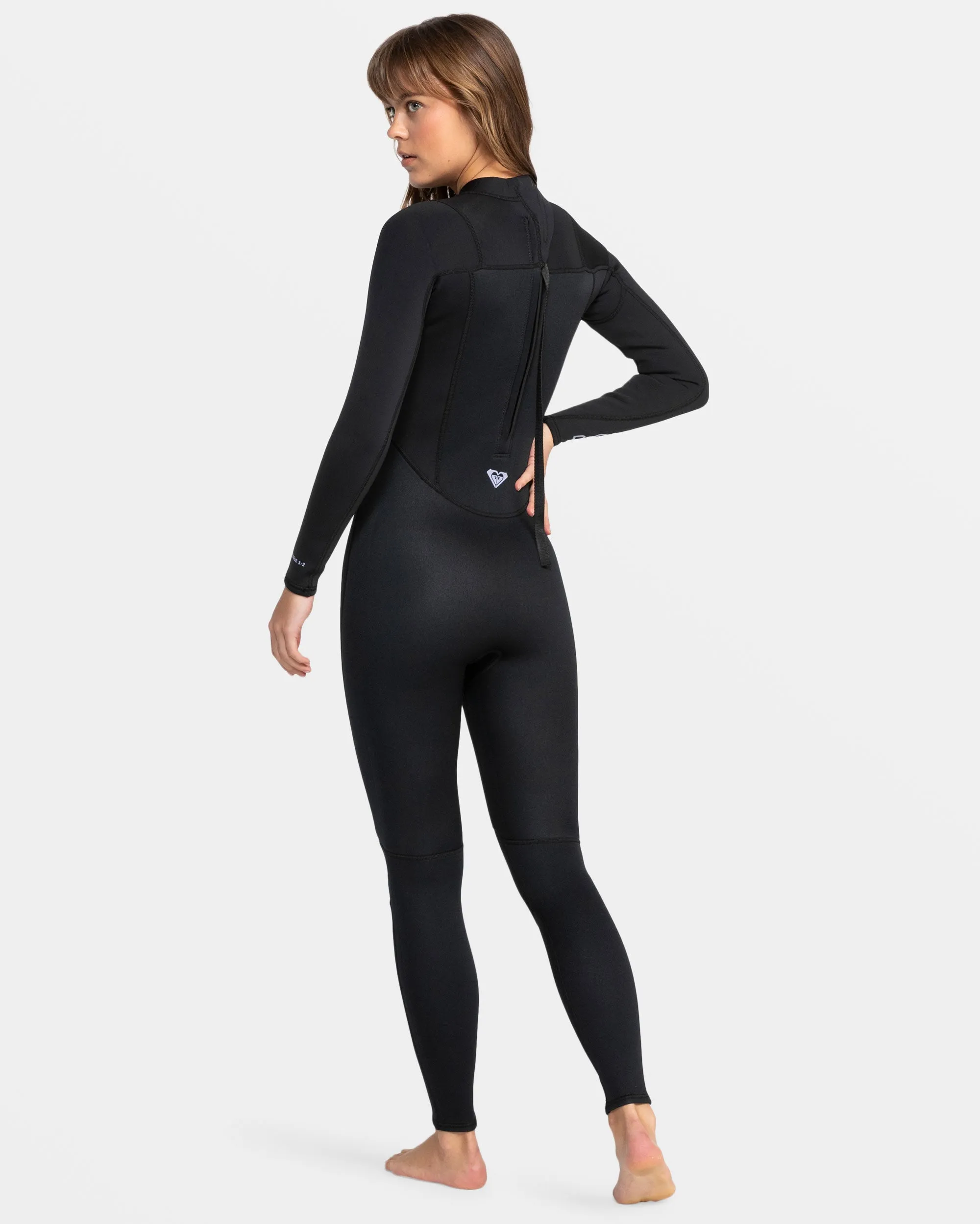 Girls 2-16 3/2mm Prologue Back Zip Wetsuit - Black
