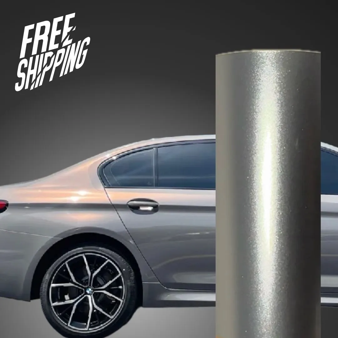 Gloss Metallic Bernina Grey Car Wrap