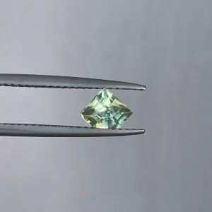 green olive stone, Green Sapphire 0.72 Ct, Natural Green yellow Sapphire Ring, Teal Sapphire Engagement Ring, green sapphire online. This 0.72 crt