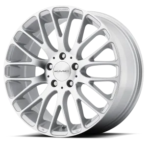KMC KM693 Maze 20X8.5 5X120 40mm Silver W Machined Face