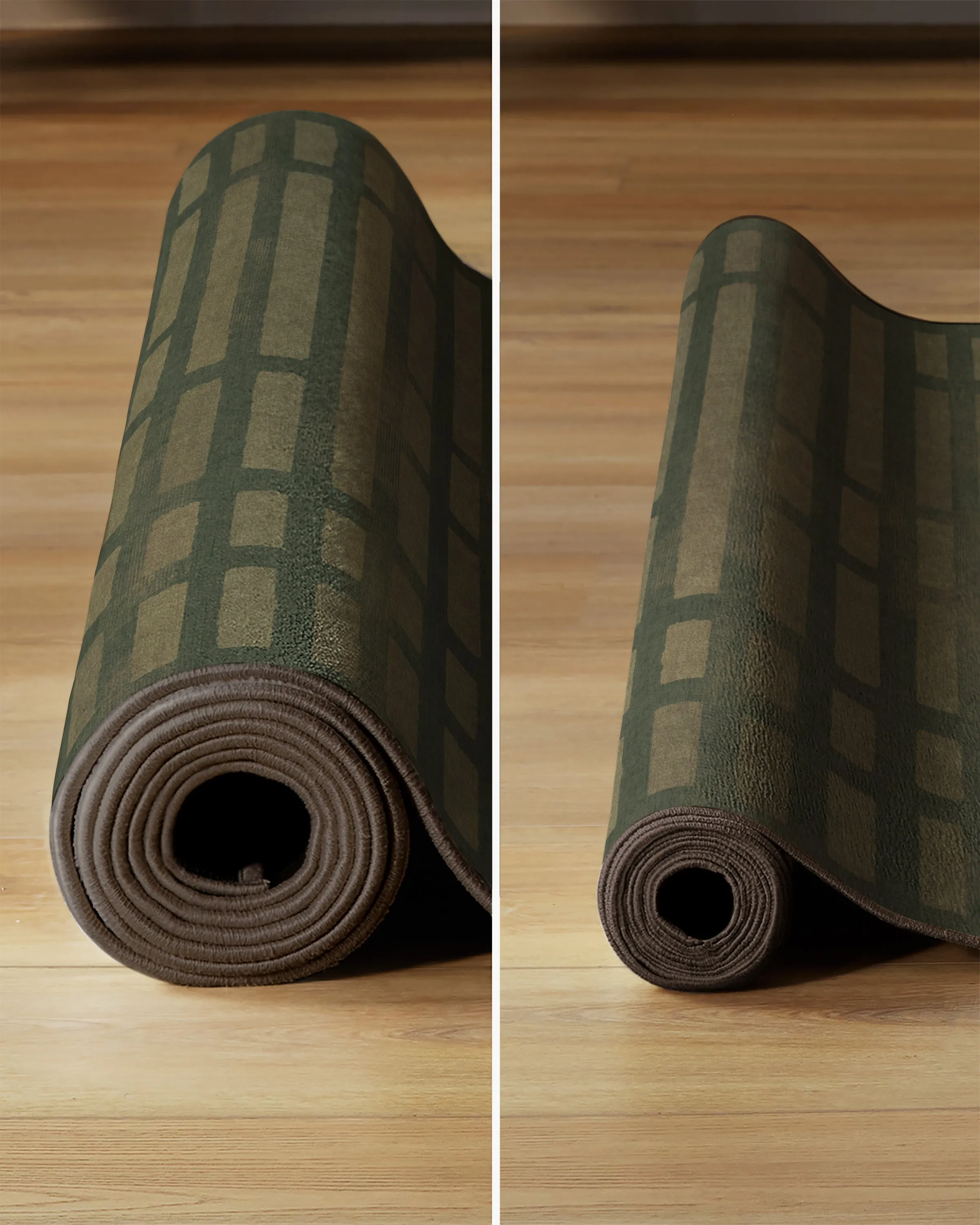 Laine Olive Green Tufted Rug