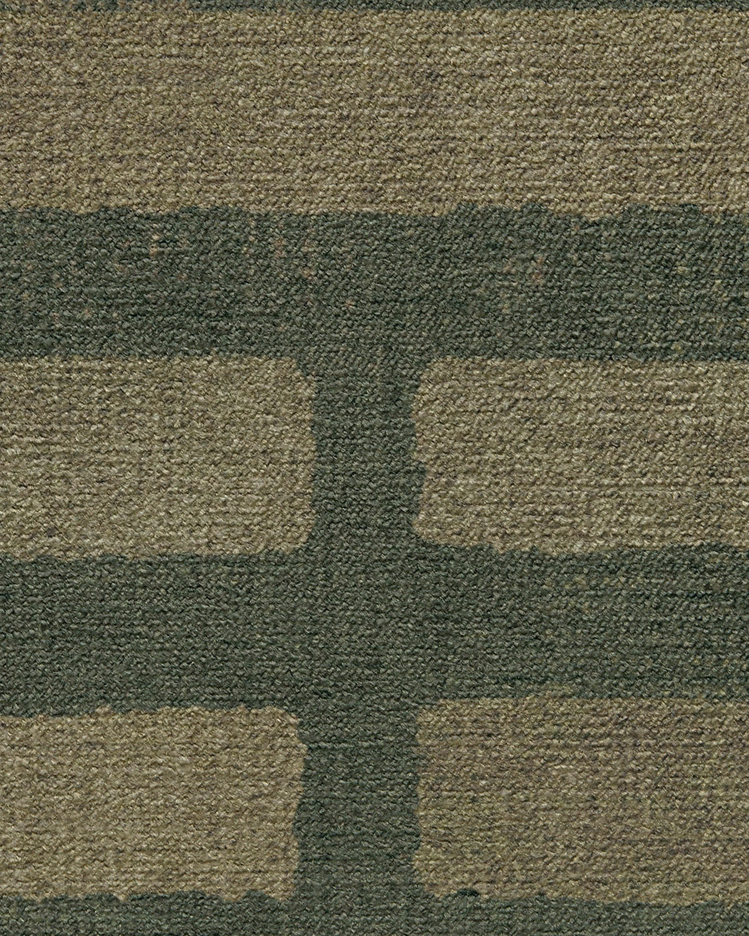 Laine Olive Green Tufted Rug