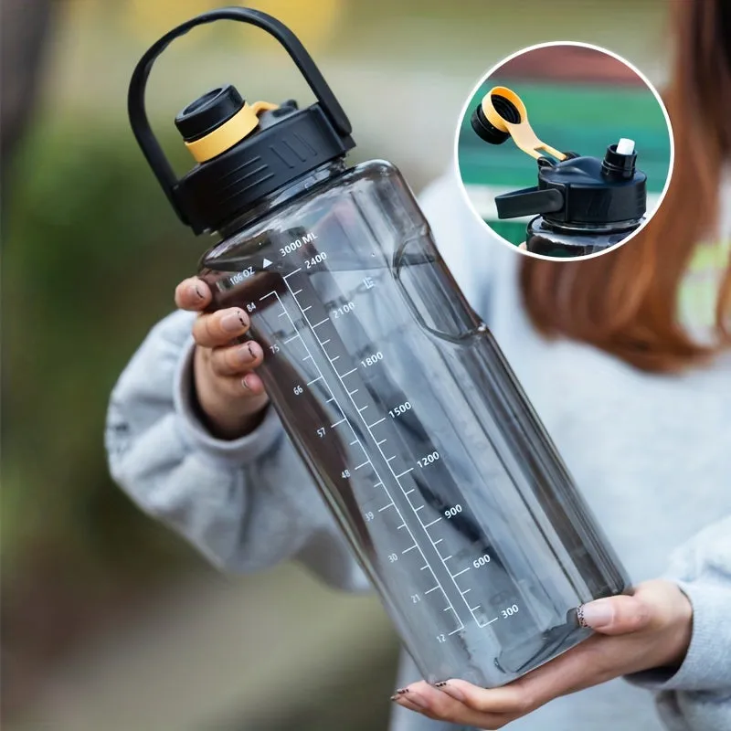 Large Clear Plastic Water Bottles  Ideal for Active Lifestyles