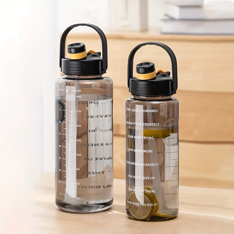 Large Clear Plastic Water Bottles  Ideal for Active Lifestyles