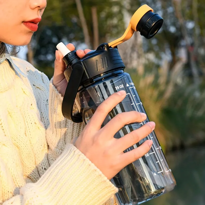 Large Clear Plastic Water Bottles  Ideal for Active Lifestyles