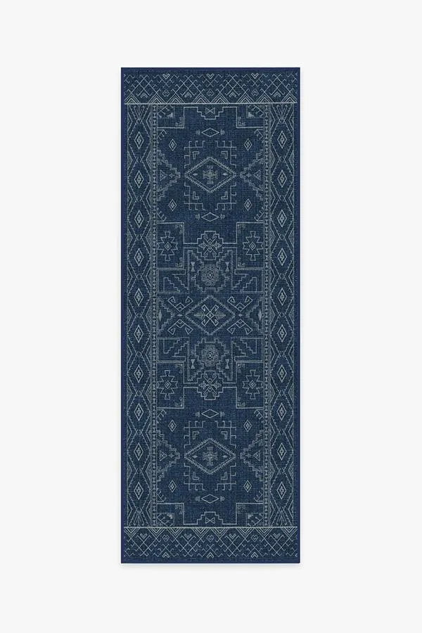 Leelu Navy Blue Tufted Rug