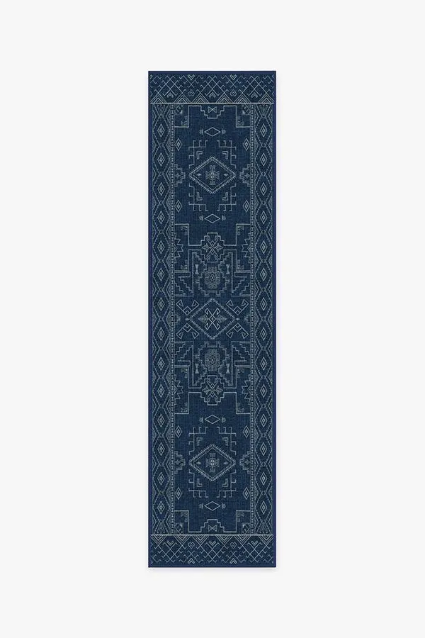 Leelu Navy Blue Tufted Rug