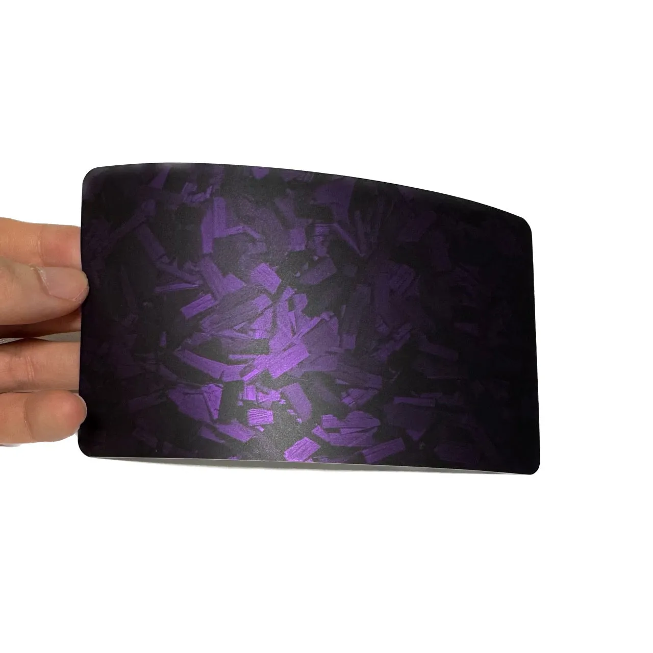 Matte Camouflage Black Purple Forged Carbon Vinyl Wrap