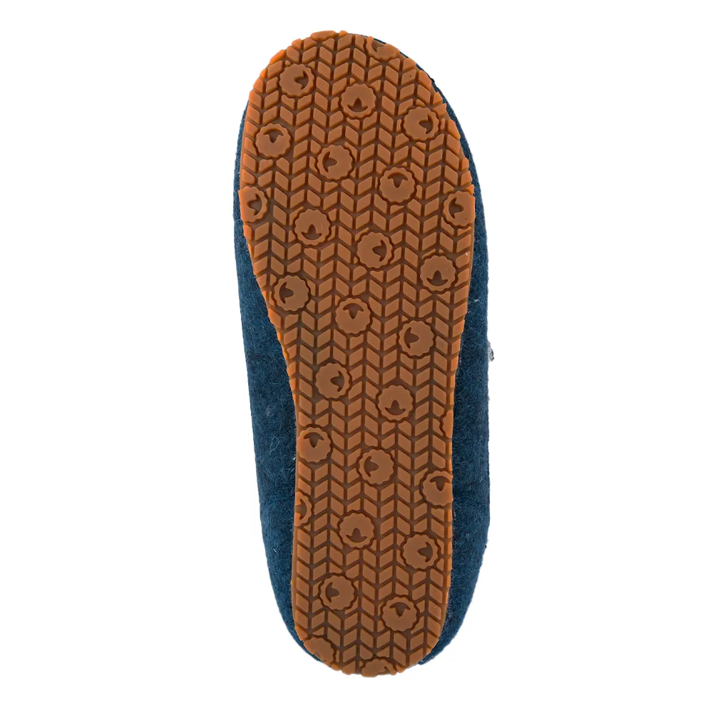 Merino Blend Slipper Boots (Petrol)