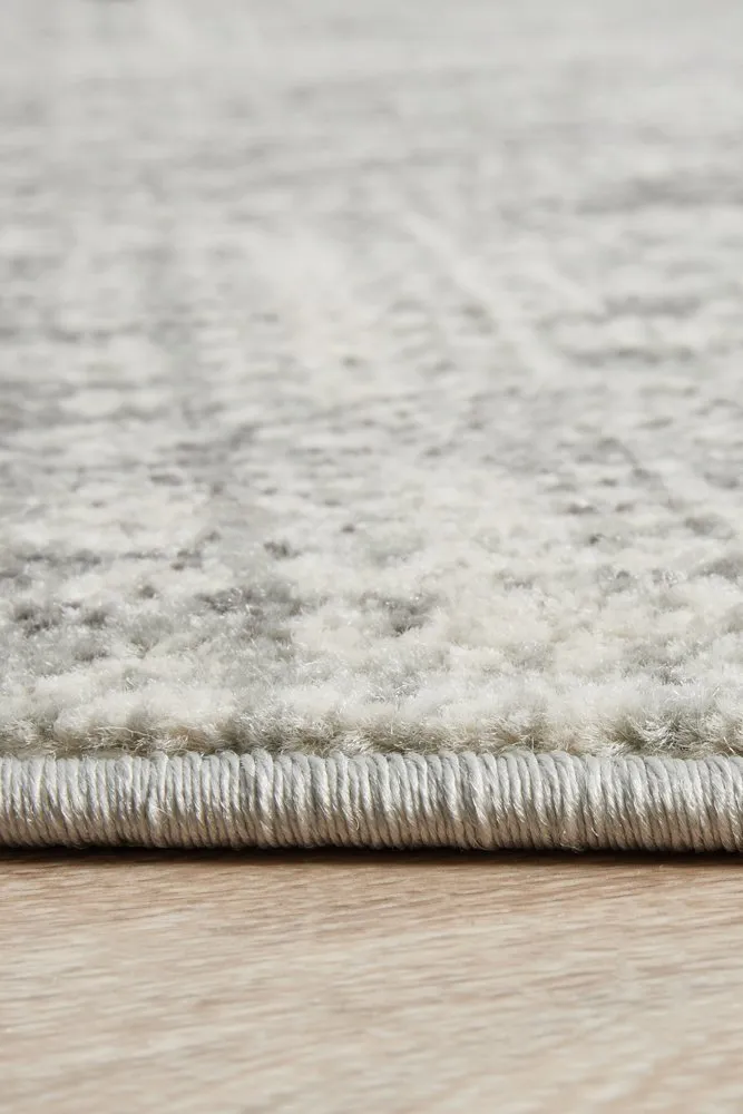 Mirage 351 Round Rug (Silver) by Rug Culture