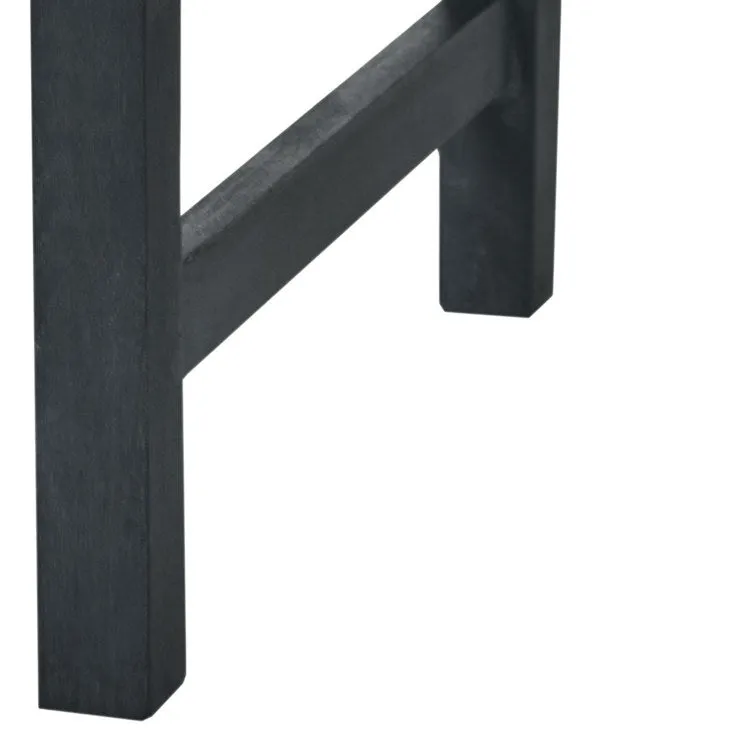 Montclair Three-Seat Bench - Dark Slate Gray/Beige