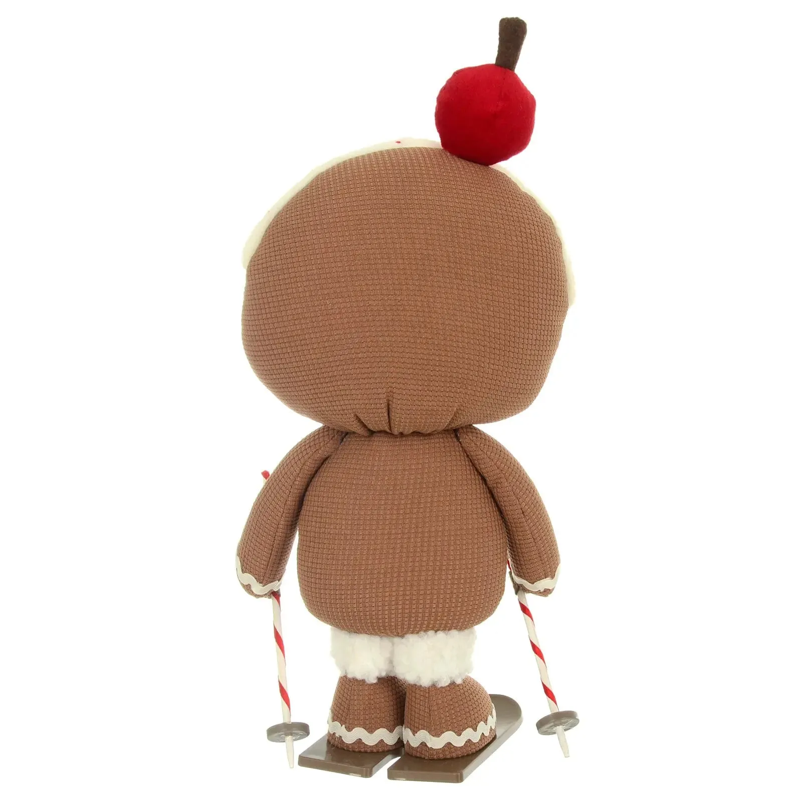 Mr Crimbo Skiing Gingerbread Man Christmas Fabric Figure 38cm