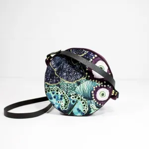Oceanum Azure Velvet Circle Bag