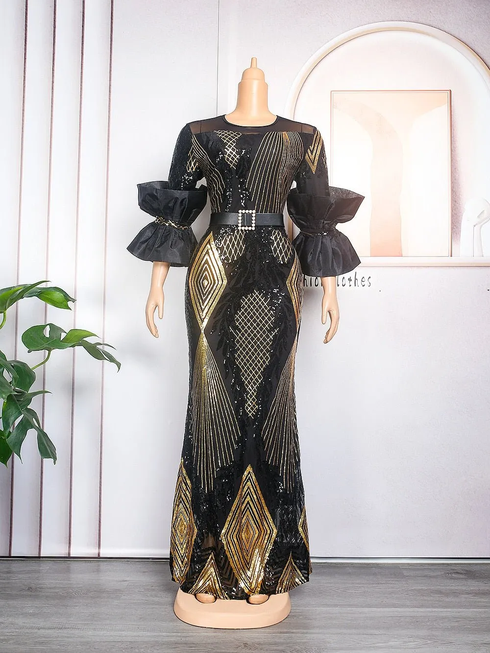 Plus Size Evening Dresses Women Long Dress Robe Elegant Gown Clothes