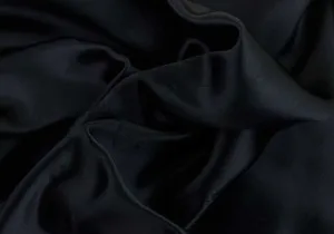 Prada Midnight Navy Silk Duchess Satin (Made in Italy)