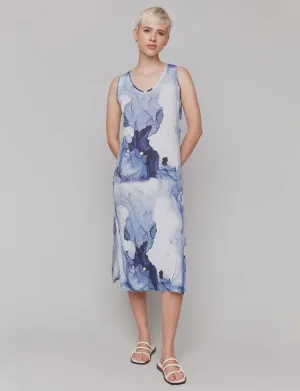 Printed Sleeveless Dress C3213D