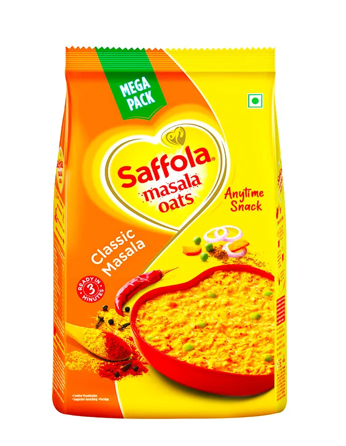 Saffola Masala Oats Masala & Coriander 482Gm