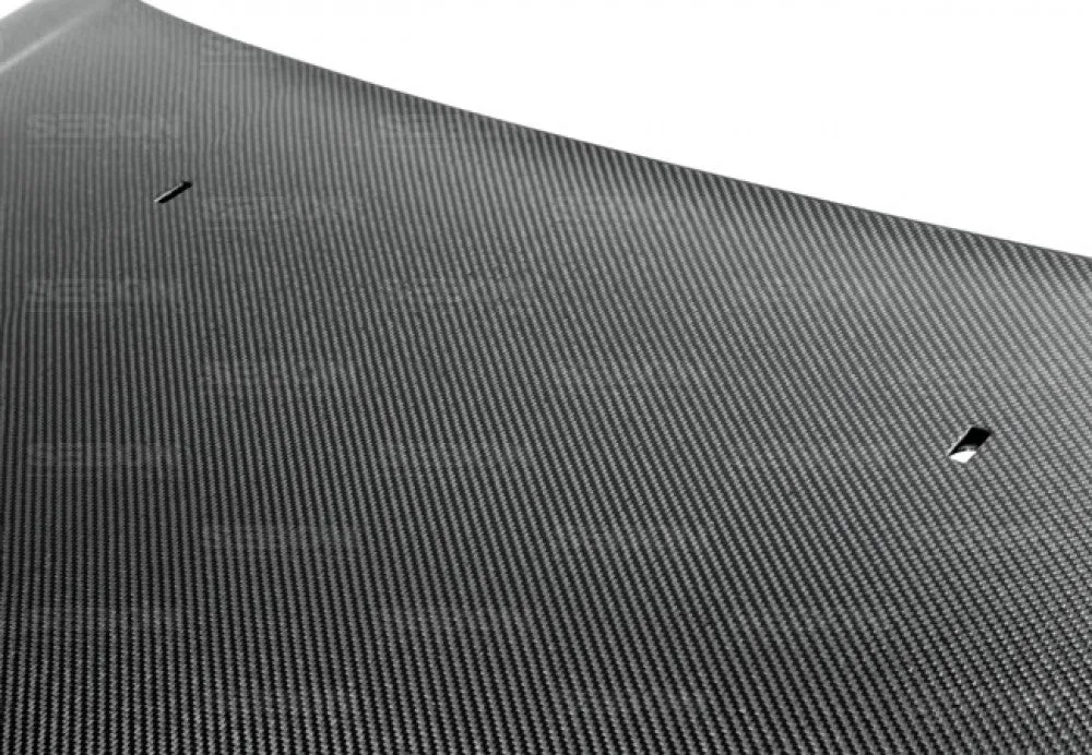 SEIBON Carbon Fiber Hood Ford Focus (2012-2014) OEM or RS Style w/ Vents