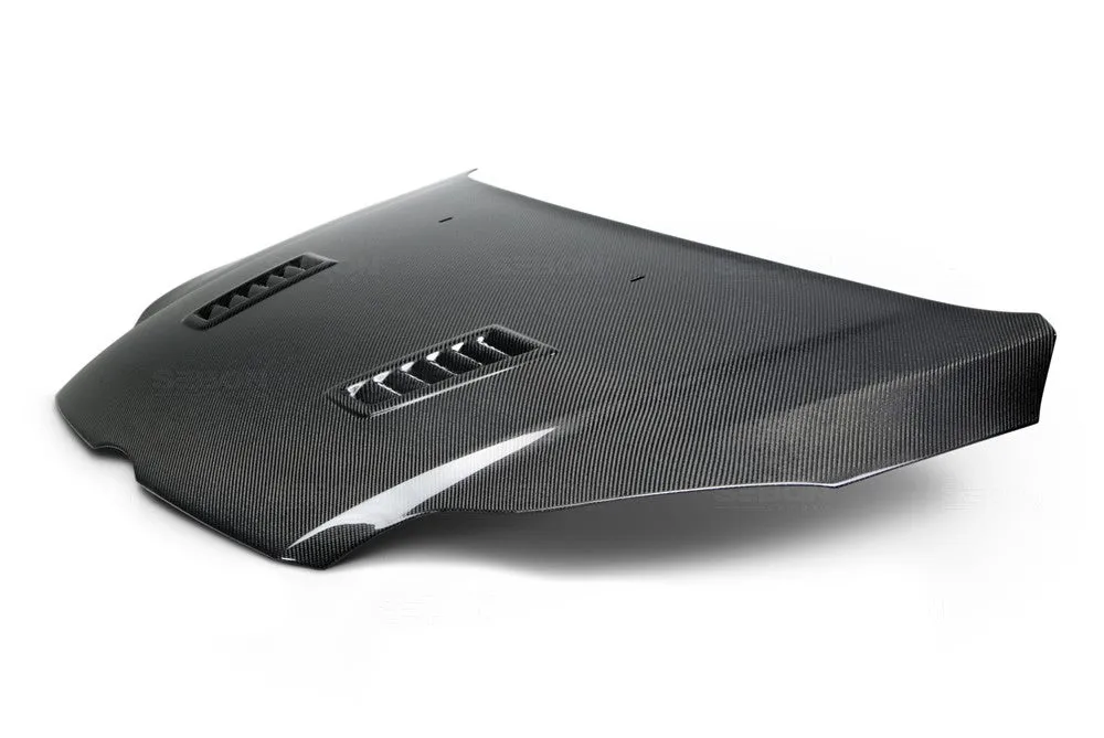 SEIBON Carbon Fiber Hood Ford Focus (2012-2014) OEM or RS Style w/ Vents