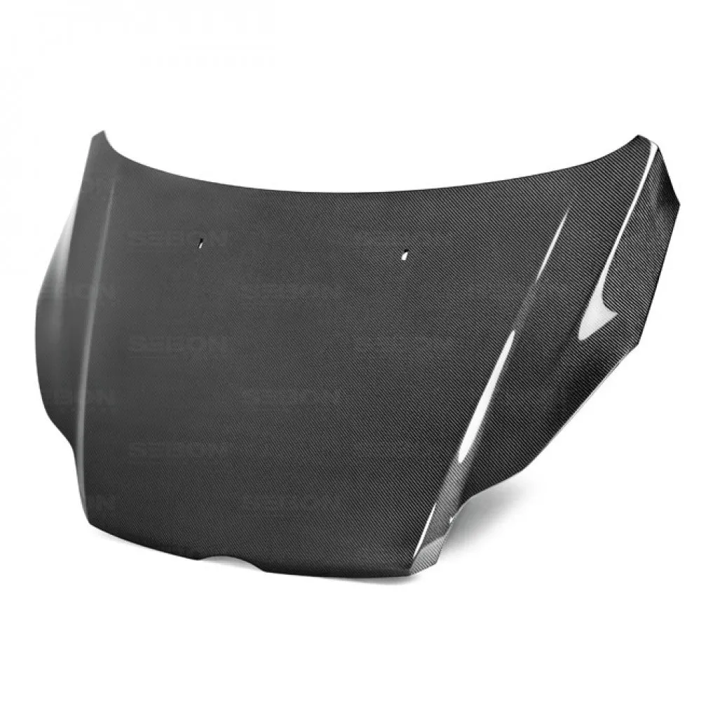 SEIBON Carbon Fiber Hood Ford Focus (2012-2014) OEM or RS Style w/ Vents