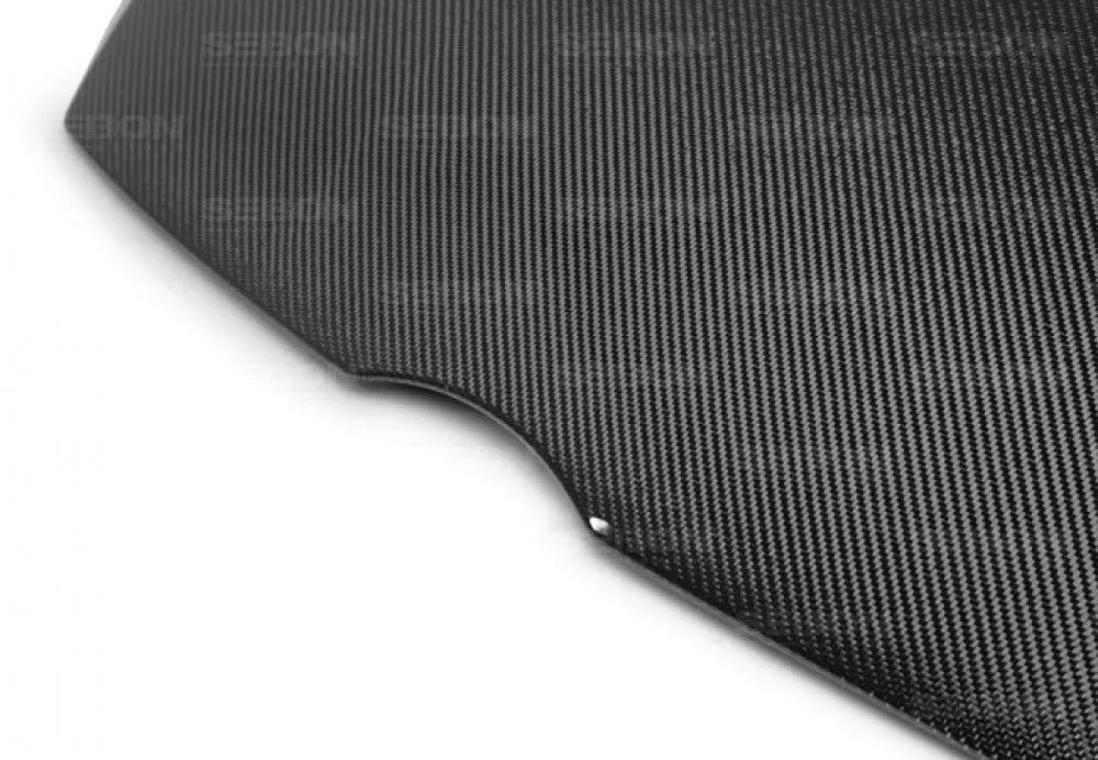 SEIBON Carbon Fiber Hood Ford Focus (2012-2014) OEM or RS Style w/ Vents