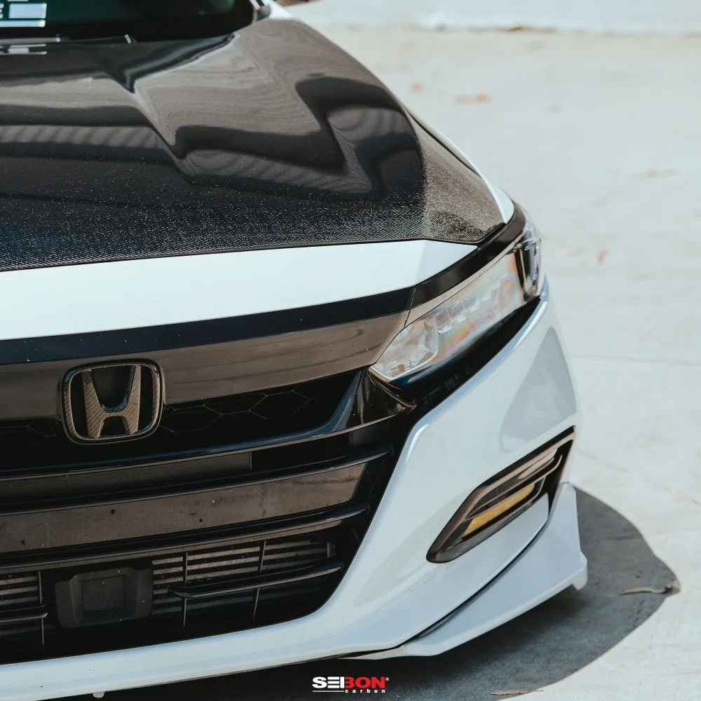 SEIBON Carbon Fiber Hood Honda Accord (2018-2022) OEM Style or TS Vented