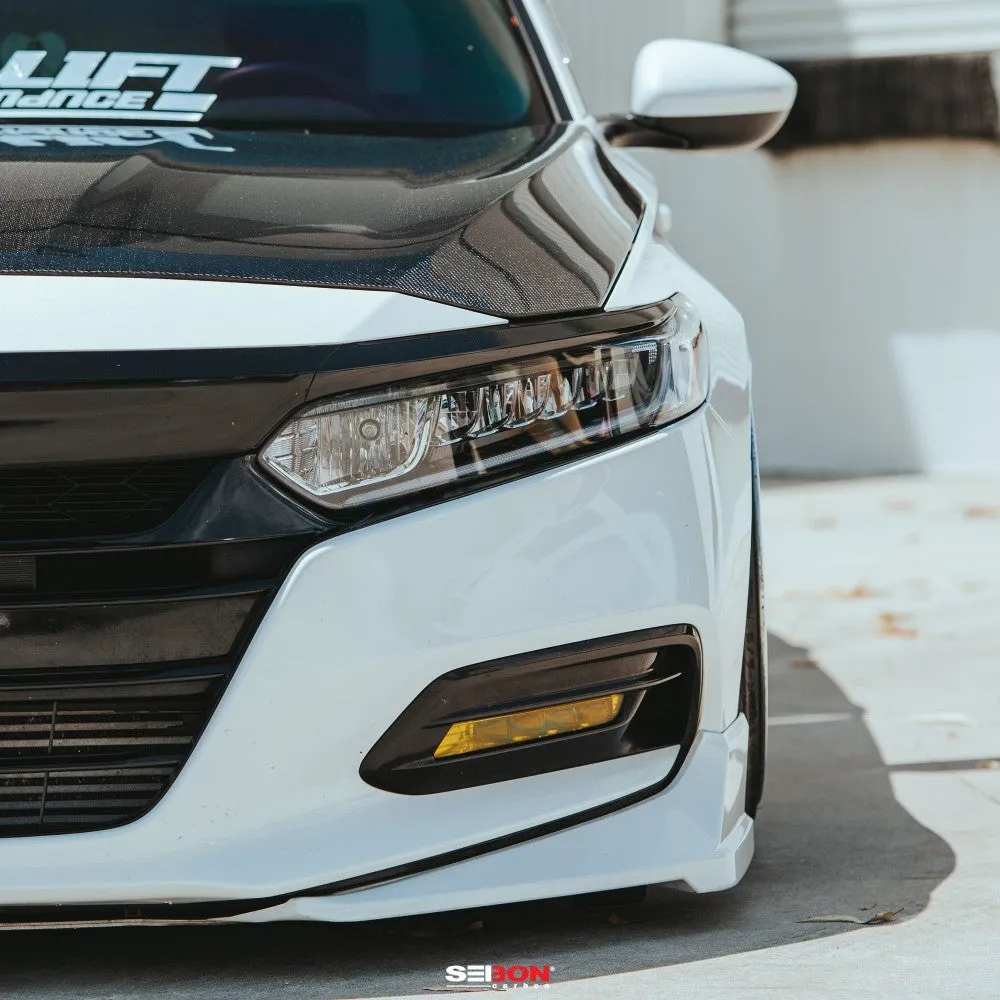 SEIBON Carbon Fiber Hood Honda Accord (2018-2022) OEM Style or TS Vented